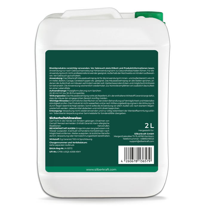 Mäuse-Abwehr-Spray - Silberkraft