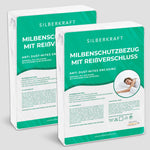 Anti-mijthoes - volledige matrasbescherming met ritssluiting - Silberkraft