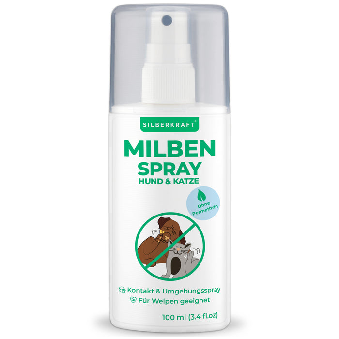 Milbenspray für Hunde & Katzen - Silberkraft