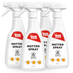 BugPower mottenspray tegen kleding- en voedselmotten - met knock-down werking - zilverkracht