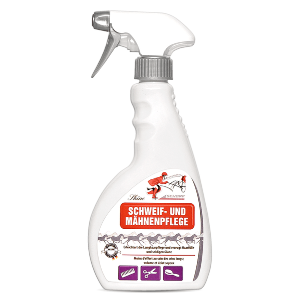 Staart- en manenverzorgingsspray voor stralend mooi paardenhaar - Silberkraft
