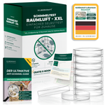 Schimmeltest ruimtelucht XXL – 10x schimmelzelftest voor thuis - Silberkraft