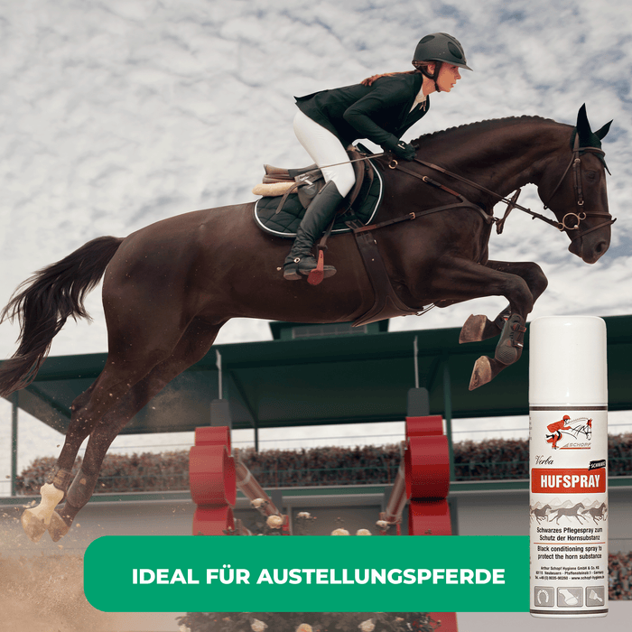 Schwarzes Hufspray: Pflege und Schutz für starke Pferdehufen - Silberkraft