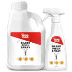 BugPower Zilvervisjes Spray tegen papiervisjes & zilvervisjes - met knock-down effect - Silberkraft