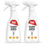 BugPower Zilvervisjes Spray tegen papiervisjes & zilvervisjes - met knock-down effect - Silberkraft