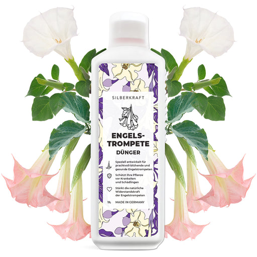 Engelstrompete Dünger - Mineralischer NPK Flüssigdünger mit Stickstoff - Dünger für Engelstrompete - Silberkraft