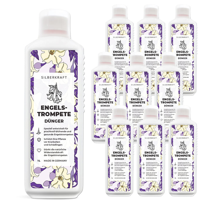 Engelstrompete Dünger - Mineralischer NPK Flüssigdünger mit Stickstoff - Dünger für Engelstrompete - Silberkraft