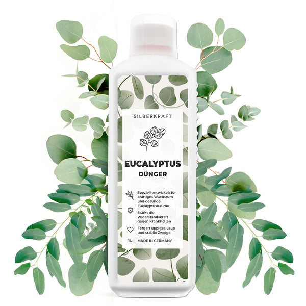 Eucalyptusmeststof - Minerale NPK vloeibare meststof met stikstof - Meststof voor eucalyptus - Eucalyptusbomen bemesten - Silberkraft