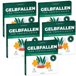 Gele val gele panelen gele stickers 12 stuks tegen fruitvliegjes, muggen en nog veel meer. - Zilveren kracht