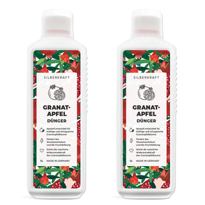 Granatapfel Dünger - Mineralischer NPK Flüssigdünger mit Stickstoff - Dünger für Granatapfelbaum - Silberkraft