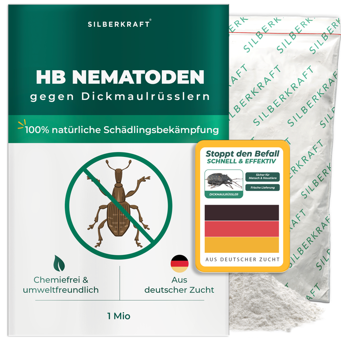 HB Nematoden gegen Dickmaulrüsslern &  Engerlingen - Silberkraft