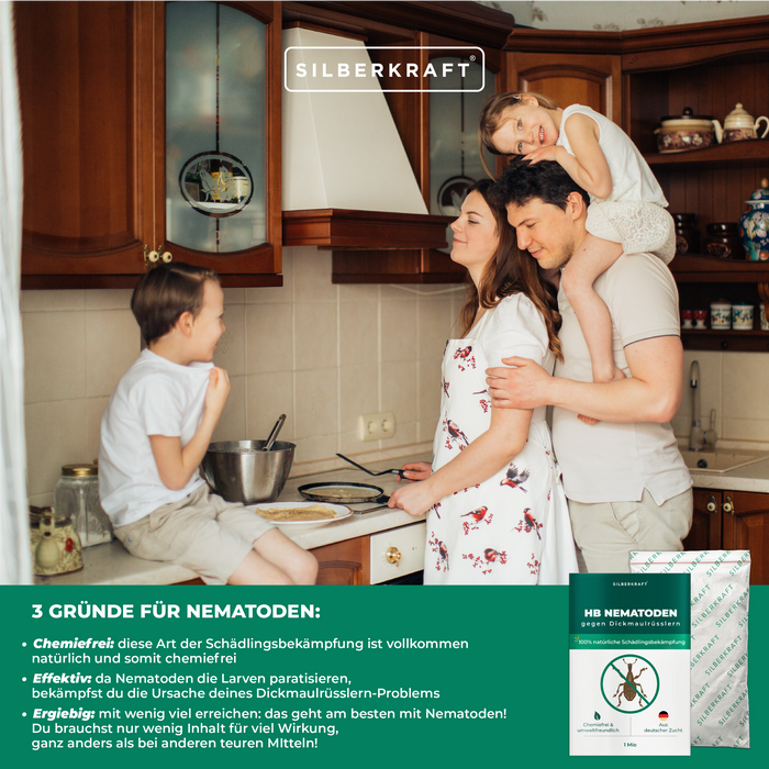 HB Nematoden gegen Dickmaulrüsslern &  Engerlingen - Silberkraft
