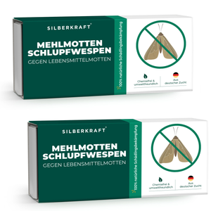 Mehlmottenschlupfwespen - Schlupfwespen gegen Mehlmotten - Silberkraft
