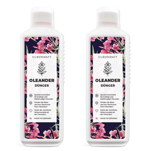 Oleander Dünger - Mineralischer NPK Flüssigdünger mit Stickstoff - Dünger für Oleander - Silberkraft
