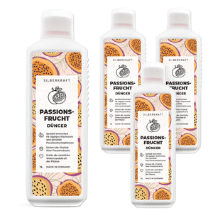 Passionsfrucht Dünger - Mineralischer NPK Flüssigdünger mit Stickstoff - Dünger für Passionsfruchtpflanzen - Maracuja Dünger - Passionsblumen Dünger - Exotischer Pflanzendünger - Silberkraft