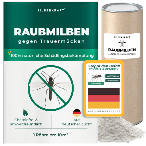 Roofmijten tegen varenrouwmuggen - Silberkraft
