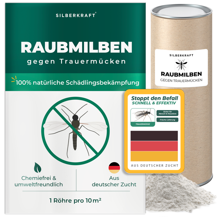 Roofmijten tegen varenrouwmuggen - Silberkraft