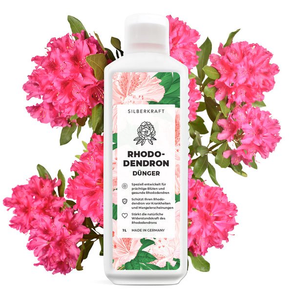 Rhododendronmeststof - minerale NPK vloeibare meststof met stikstof - meststof voor rododendrons - azaleameststof - cameliameststof - Silberkraft