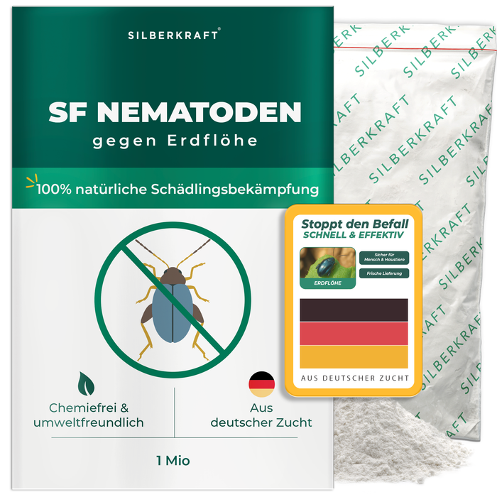 SF Nematoden gegen Erdflöhe - Silberkraft