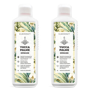 Yucca Dünger - Mineralischer NPK Flüssigdünger mit Stickstoff - Dünger für Yucca Palmen - Palmlilie düngen -  Yucca Rostrata Dünger - Silberkraft