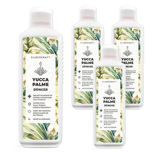Yucca Dünger - Mineralischer NPK Flüssigdünger mit Stickstoff - Dünger für Yucca Palmen - Palmlilie düngen -  Yucca Rostrata Dünger - Silberkraft