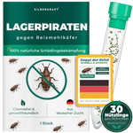 Silberkraft pilspiraten tegen rijstmeelkevers, natuurlijke nuttige insecten voor chemicaliënvrije bestrijding van meelkevers in het huishouden, uit Duitse kweek, 30 pilspiraten per tube