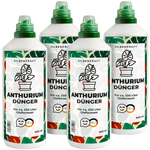 Anthuriummest - Minerale NPK vloeibare meststof met stikstof - Meststof voor anthurium- & flamingobloemen - Kamerplantenmest - Silberkraft