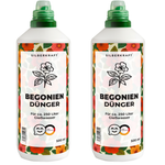 Begoniamest - Minerale NPK vloeibare meststof met stikstof - Begoniameststof - Balkon- & kamerplantenmest - Silberkraft