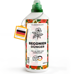 Begoniamest - Minerale NPK vloeibare meststof met stikstof - Begoniameststof - Balkon- & kamerplantenmest - Silberkraft