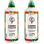 Cannameststof - minerale NPK vloeibare meststof met stikstof - meststof voor canna (bloemriet) - exotische en tuinplantenmeststof - Silberkraft
