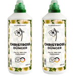 Kerstrozenmeststof - minerale NPK vloeibare meststof met stikstof - meststof voor kerstrozen (Helleborus) - winterbloeiende meststof - Silberkraft