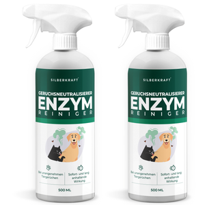 Enzymreiniger Katzen- und Hundeurin sowie Tiergerüche - Silberkraft