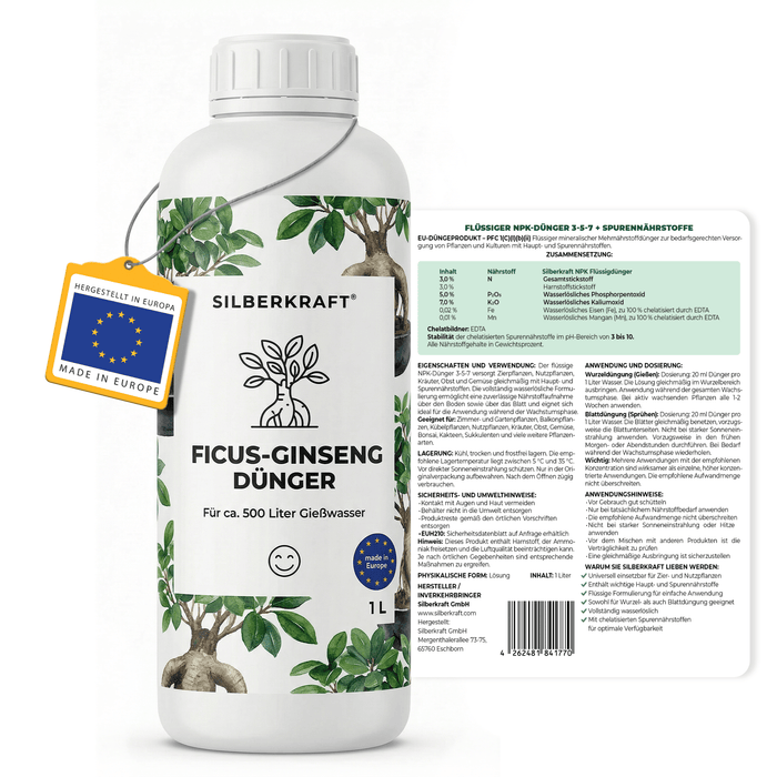 Ficus ginseng-meststof - Silberkraft
