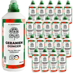 Geraniummeststof - minerale NPK vloeibare meststof met stikstof - meststof voor geraniums (pelargoniums) - balkonplantenmeststof - Silberkraft