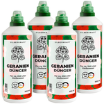 Geraniummeststof - minerale NPK vloeibare meststof met stikstof - meststof voor geraniums (pelargoniums) - balkonplantenmeststof - Silberkraft