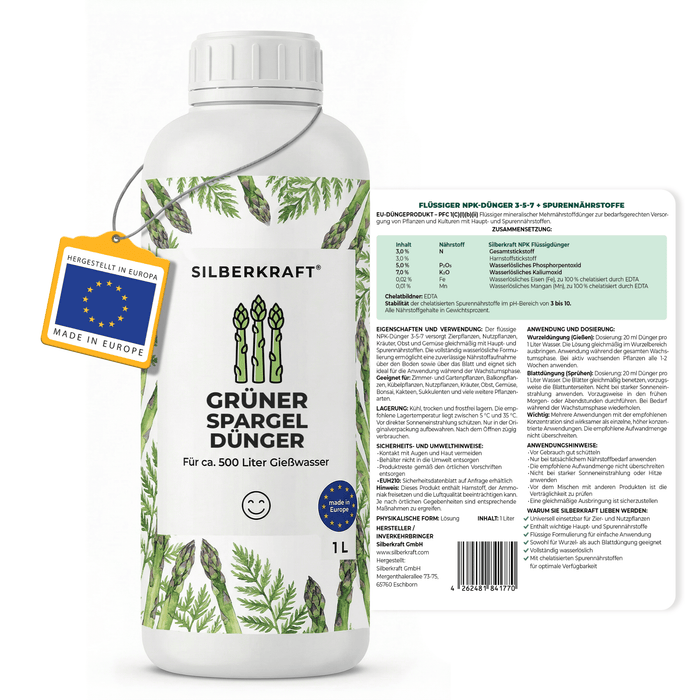 Groene aspergemeststof - Silberkraft