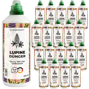 Lupinendünger – Mineralischer NPK Flüssigdünger mit Stickstoff – Dünger für Lupinen – Blühstauden-Dünger - Silberkraft