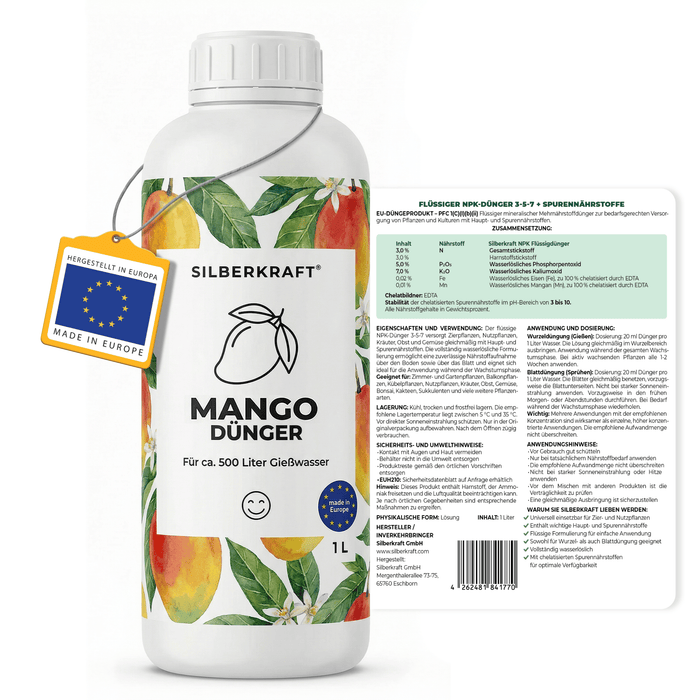 Mangomeststof - Silberkraft