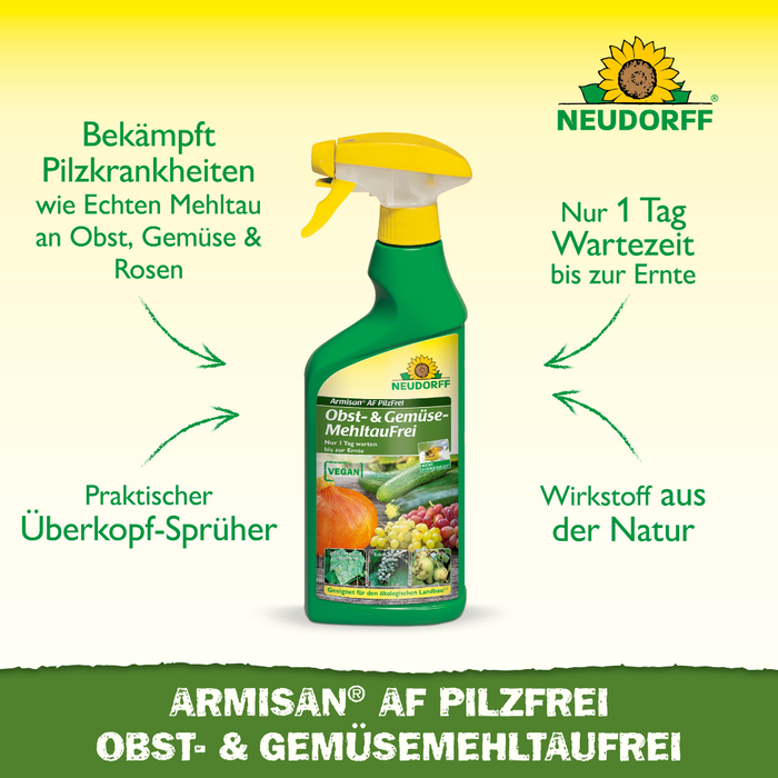 Neudorff Armisan AF Paddestoelvrij Groenten en fruit Meeldauwvrij - Silberkraft