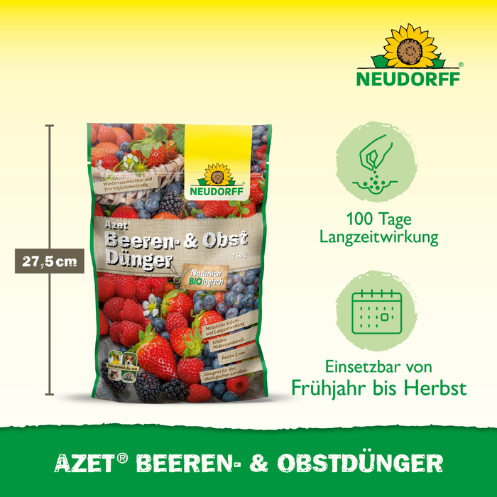 Neudorff Azet Beeren- & Obstdünger 750g - Silberkraft