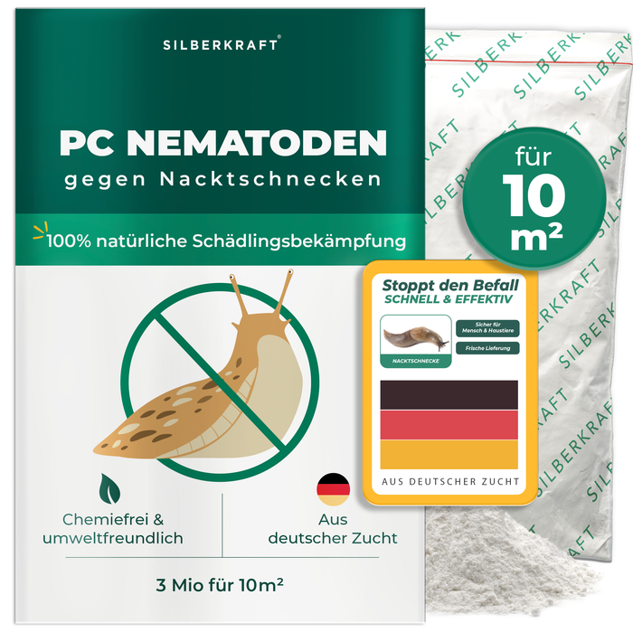 PC-nematoden tegen slakken en slakken - Silberkraft