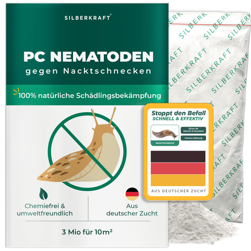 PC-nematoden tegen slakken en slakken - Silberkraft