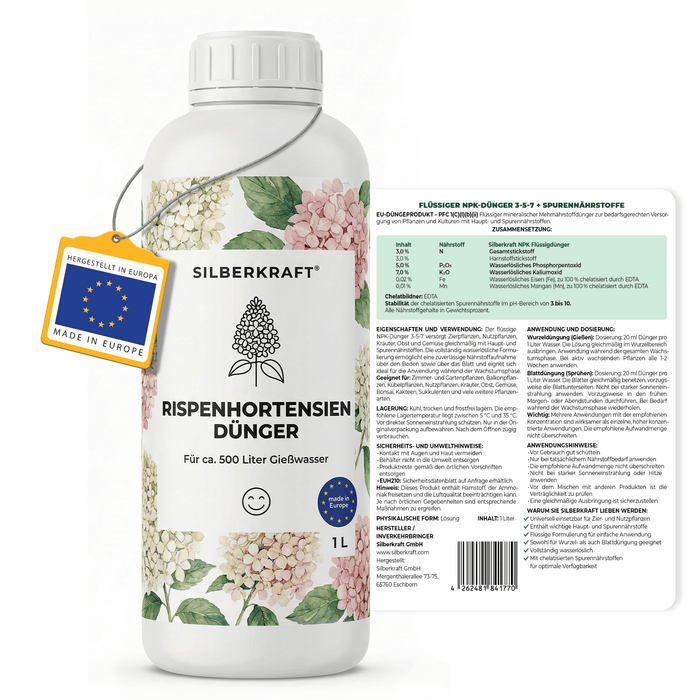 Pluimhortensiameststof - Silberkraft