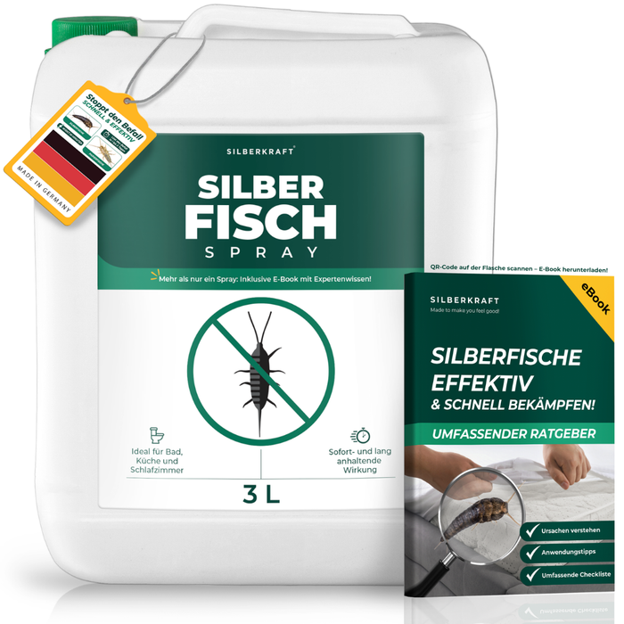 Zilvervisjesspray 500ml incl. e-boek - Silberkraft