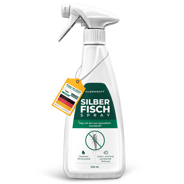 Zilveren visspray - verdrijf zilveren vis / papieren vis - Silberkraft