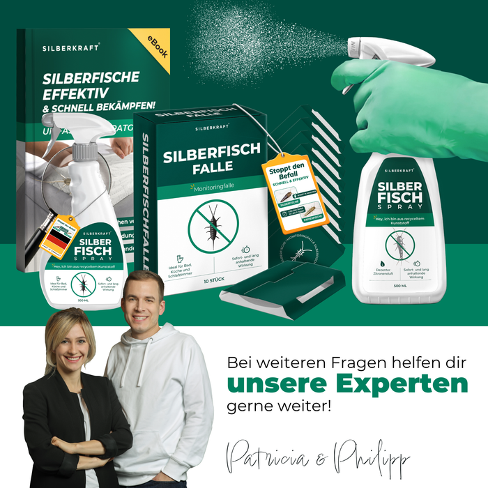 Silberfischspray - Silberfische / Papierfische vertreiben - Silberkraft