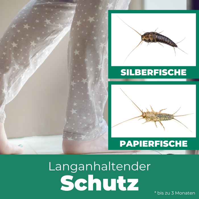 Silberfischspray - Silberfische / Papierfische vertreiben - Silberkraft