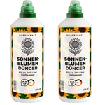 Zonnebloemmest - minerale NPK vloeibare meststof met stikstof - meststof voor zonnebloemen - bloeiende plantenmest - Silberkraft