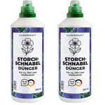 Ooievaarsbekmeststof - minerale NPK vloeibare meststof met stikstof - meststof voor ooievaarsbek (geranium) - vaste meststof - Silberkraft