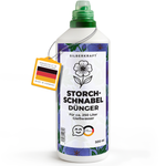 Ooievaarsbekmeststof - minerale NPK vloeibare meststof met stikstof - meststof voor ooievaarsbek (geranium) - vaste meststof - Silberkraft